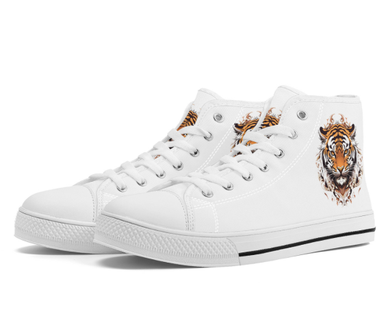 Tiger Flame High - Tops